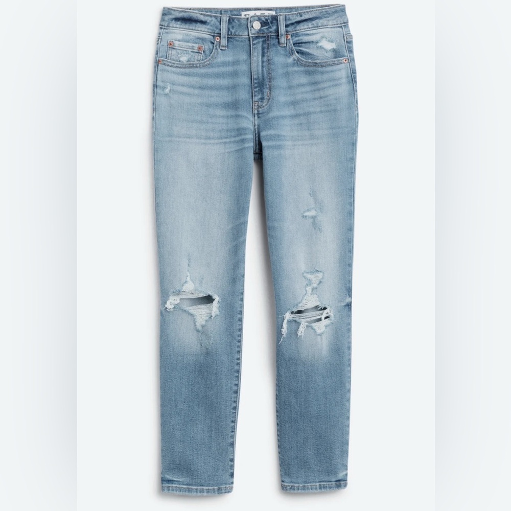 DAZE DENIM: Straight Up Eco High Rise Straight Jean